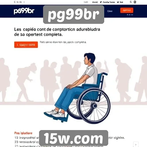 Acessibilidade e inclusão no site pg99br